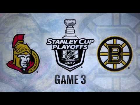 Ottawa Senators vs. Boston Bruins. Game 3 (17.04.2017) Highlights