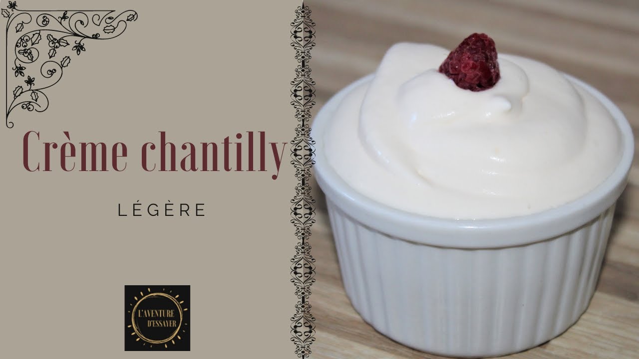 Crème Chantilly Légère (30% Matière grasse)