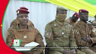 Le capitaine Ibrahim TRAORÉ président du Faso dans la région du Yaadega. 