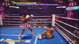 Big Rumble Boxing: Creed Champions PS4 - Apollo Creed flurry