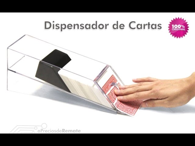 Vídeo relacionado con Dispensador de Pack de Cartas Organizador Acrílico Dispensación Exhibición