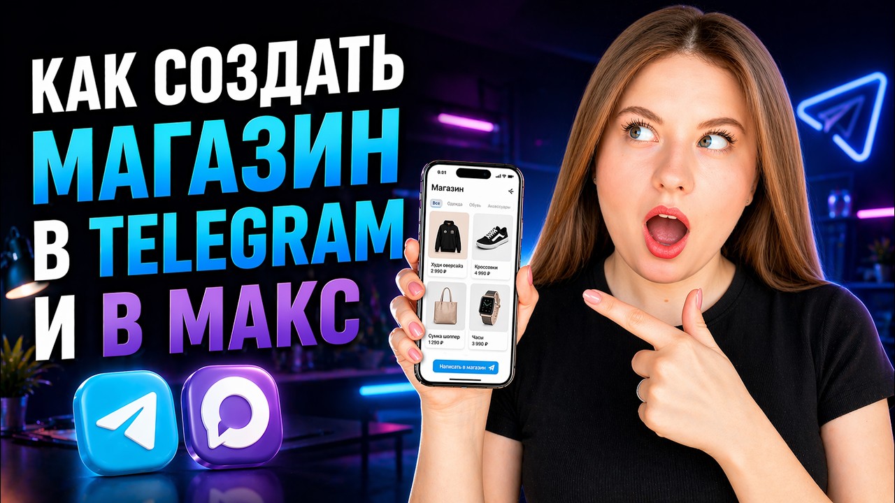 Магазин в Telegram & Макс | Как создать магазин