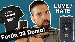 Video thumbnail for FORTIN 33 Demo | 3 Tips Using The Meshuggah Clean Boost Pedal by Scott Bynoe