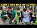 LEON FIRST DAY OF SCHOOL | EXCITED | LOVELEEN VATS & COURTNEY VATS