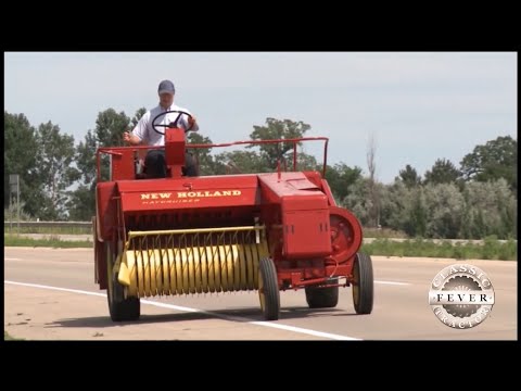 See A Rare Piece Of New Holland History -1965 Model 1281 Self-Propelled Baler