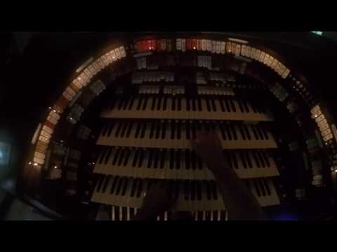 GoPro View of Playing an Organ