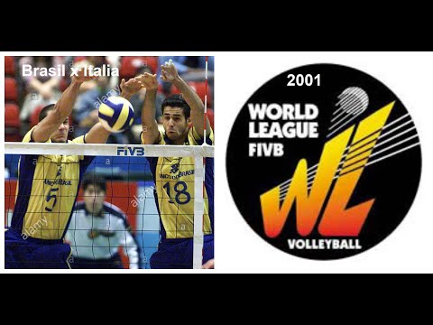 Liga Mundial 2001 - Brasil x Itália (Final) - Vôlei Masculino