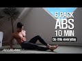 Do This Everyday To Lose Belly Fat (6 Pack ABS Tabata)ㅣ식스팩 만들기 필수 루틴! 10분만에 복부지방 태우기 타바타 운동