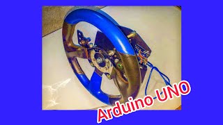 Cheap Arduino UNO DIY steering/pedals + Dirt 4 with no FFB