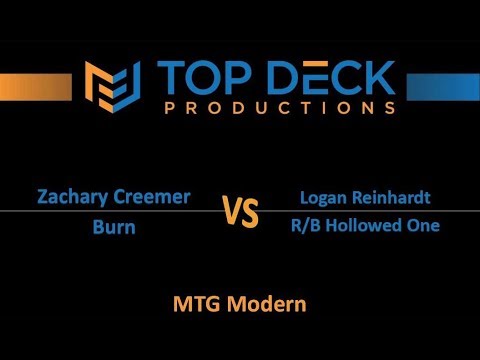 Modern w/ Commentary 11/14/17: Zachary Creemer (Burn) vs. Logan Reinhardt (R/B Hollowed One)