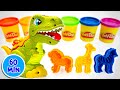 LIVE: TOP Preschool Learning Adventure - Animal Names and Numbers with Play Doh Toys
