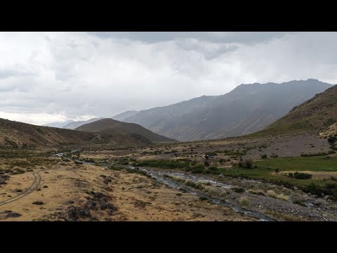 Sabado 31 de enero tormenta en lo alto de la cordillera del Maule