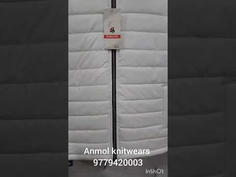 White polyester men's designer jackets