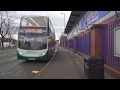 United Kingdom Manchester Double Decker Bus 101 Ride From Princess Road To Picadilly Gardens