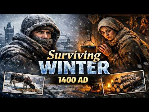 Winter life in Medieval Times - History Documentary - Prague Ai Reconstruction - Hussite Wars