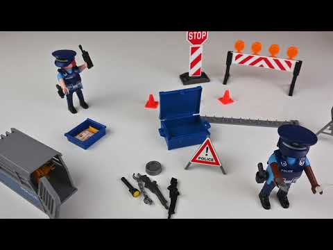 Vama- Punctul de control Playmobil 70498, Blocajul Politiei Playmobil 6924, 3 hoti Playmobil 70670