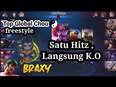 Gemplay Chou Braxy Top 1 Global Chou || Kill 23💥