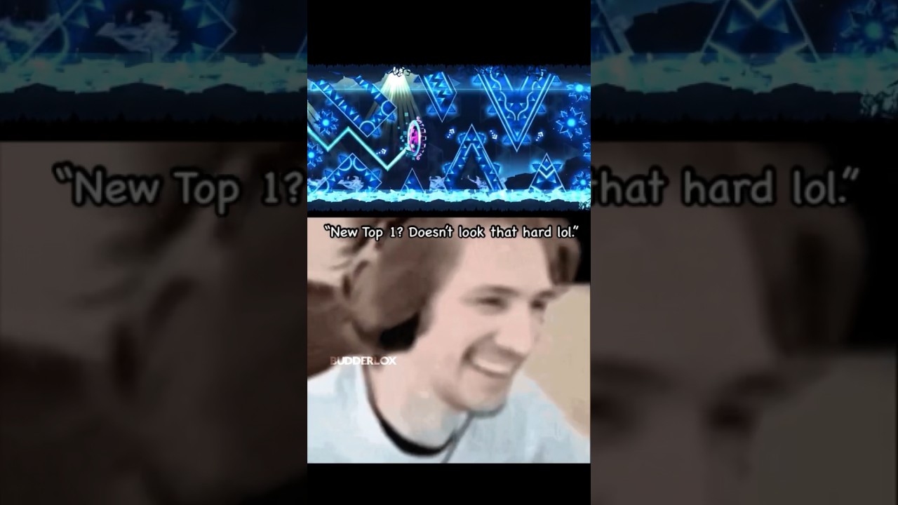 “New Top 1 Geometry Dash level doesn’t look that hard.” 🗿 | #shorts #geometrydash #gd #xqc