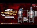 Mesin Homogenizer Tank dan Mixing Pendingin dengan Pompa Transfer 2