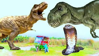 Most Dramatic Dinosaur vs snake Attack |T-rex Vs snake  |Jurassic park | world Fan Video | Part  20