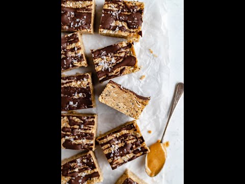 No Bake Coconut & Chocolate Peanut Butter Protein Bars