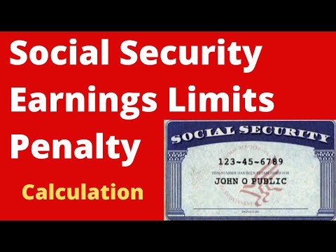 Social Security Earnings Limit Payback If I Make Too Much Money Video