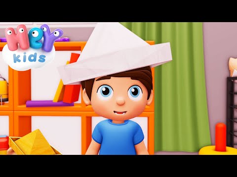 Hoedje Van Papier | Liedje om te tellen |  HeyKids - Nederlandse kinderliedjes van vroeger