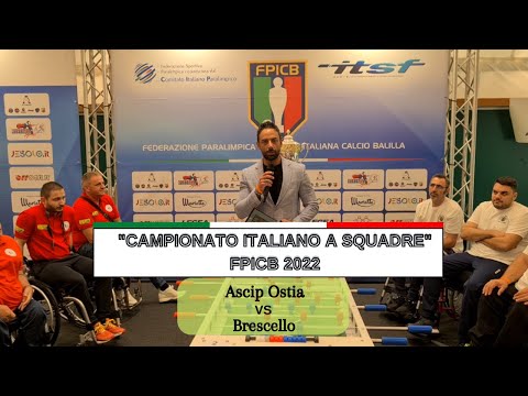 Finale: Ascip Ostia VS Brescello | Campionato Italiano a Squadre FPICB 2022