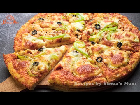 পারফেক্ট পিৎজা ডো তৈরি সহ পিৎজা রেসিপি | Baked Pizza Recipe | Italian Pizza | Homemade Pizza Recipe
