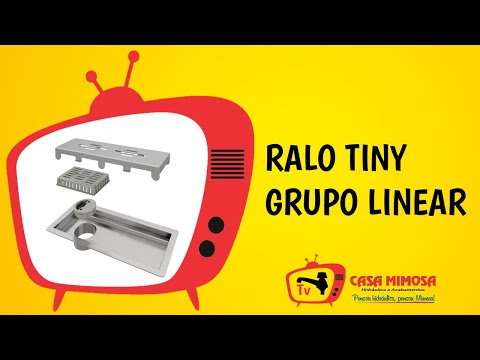 Ralo moderno para banheiro - Tiny da marca Elleve