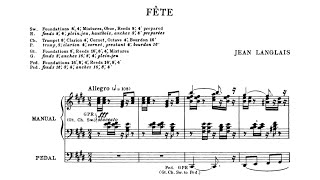 Langlais, Jean (1946): Fête pour orgue, op. 51 – Christopher Young