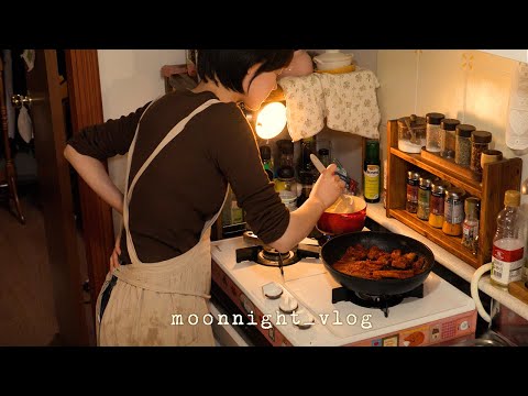 Grilled Dried Pollock & Wild Chive Soybean Soup | Inari Sushi, Oil Pastels🌿 Byeolmadang Library