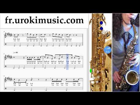 Cours de Saxophone Alto Silvestre Dangond Nicky Jam - Cásate Conmigo Tuto Partitions Partie#2 um