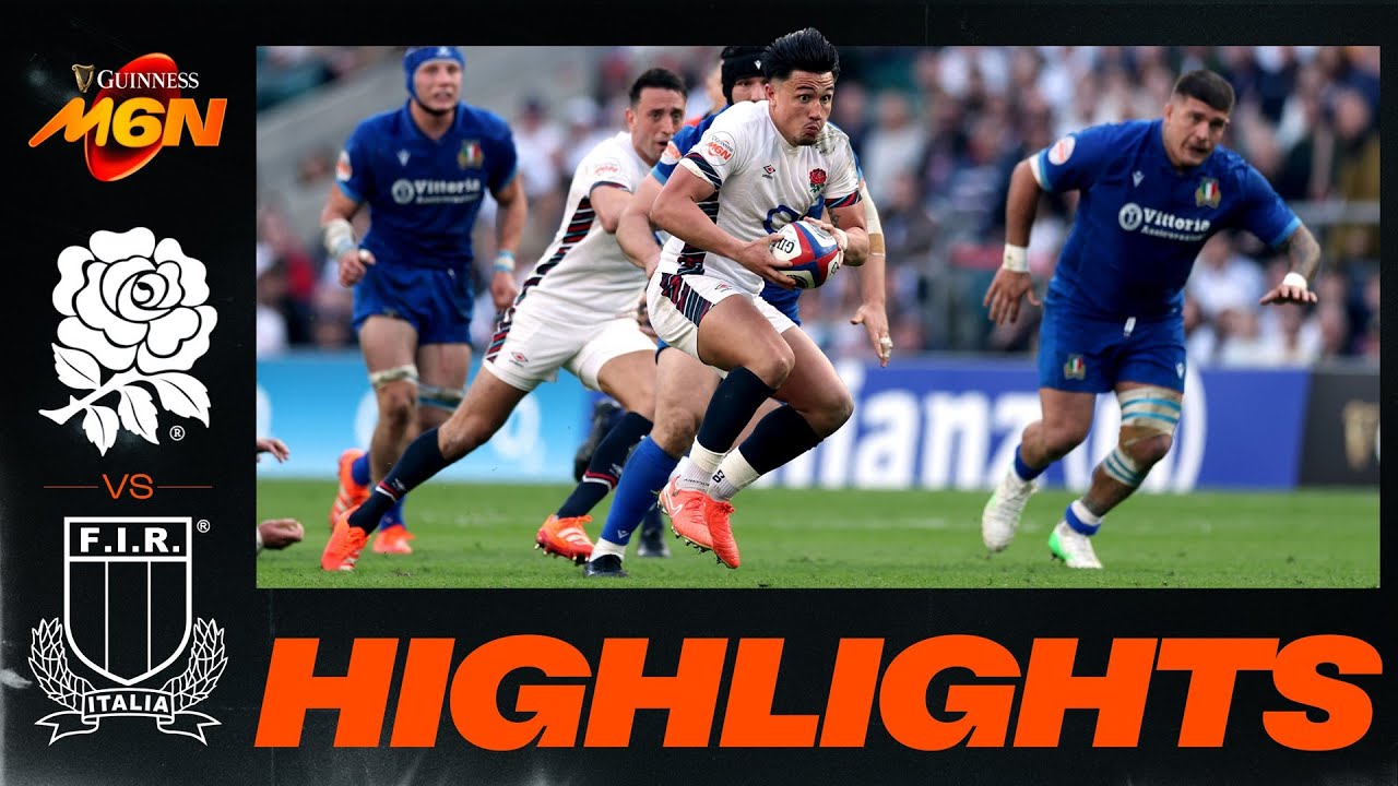 ENGLAND v ITALY | 2025 GUINNESS MEN'S SIX NATIONS | RUGBY HIGHLIGHTS