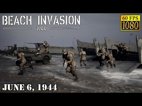 Beach Invasion 1944 gameplay [HD 1080p 60fps]