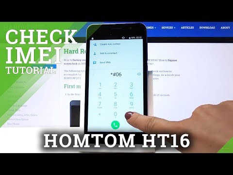 How to Find IMEI Number in HOMTOM HT16 – Check Android Serial Number