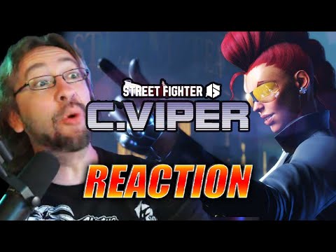 Why does she look INSANE?! MAX REACTS: C.Viper Street Fighter 6 Trailer