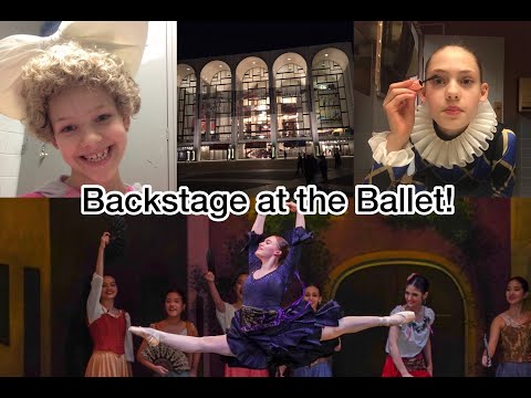 BACKSTAGE with BALLET STUDENTS in ABT's Performance at Lincoln Center!