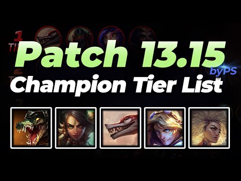 Patch 13.15 PS Tier List