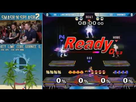 SNS2 - Rik + Lanceinthepants vs Shroomed + S2J - Melee Doubles Pools