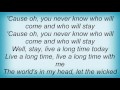Rusted Root - Live A Long Time Lyrics