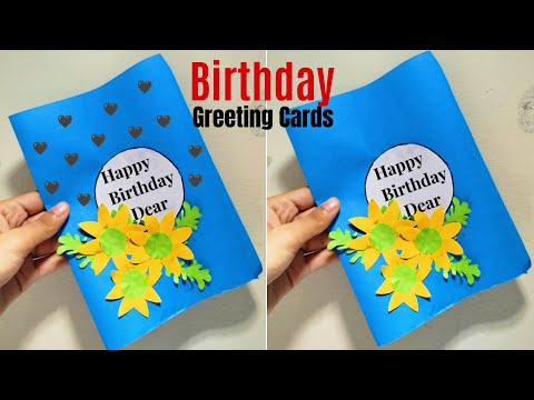 Make a Beautiful Birthday Card at Home 🎨 | Step-by-Step Tutorial