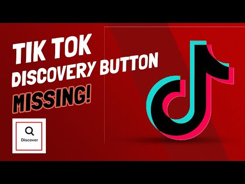 TikTok - Discover Button Missing - Potential Fix