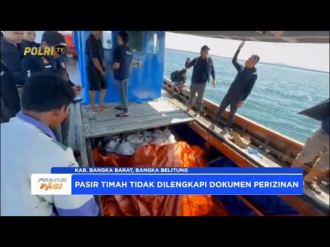 POLAIRUD POLDA KEPULAUAN BANGKA BELITUNG GAGALKAN PENYELUNDUPAN TIMAH KE MALAYSIA
