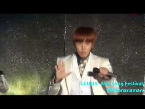 [fancam] 111015 Asia Song Festival Super Junior 『A-Cha』 Forcus Sungmin