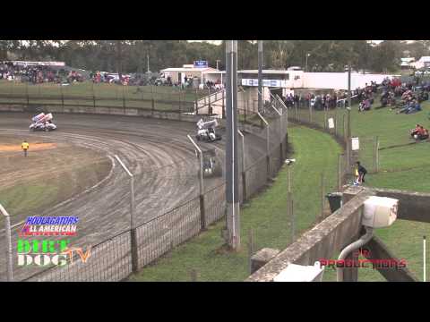 2013 Easter Sprintcar Trail Rd 2 - Will Carroll Nearly!!