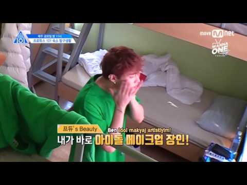 170421 [101 Special] Produce 101 - Stajyerlerin Yurt Hayatı (Türkçe Altyazılı)