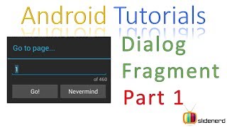 #122 Android DialogFragment Part 1: Android Tutorial For Beginners [HD 1080p]