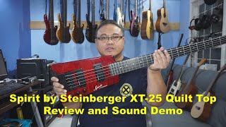 Video thumbnail for Spirit Steinberger XT-25 Bass Review & Sound Demo by Babap Awan (Adman Maliawan)