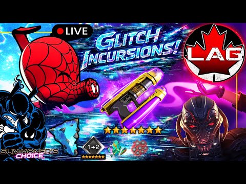 🔴 GLITCH INCURSIONS!! Stellar Forge Star Lord Final Piece 1/2! Main & FTP Account? - LIVE MCOC